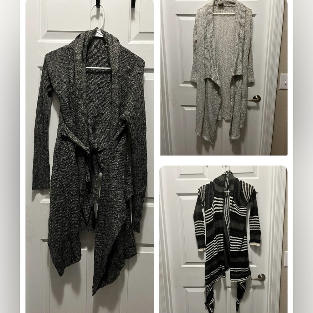 Grey • Black • White Cardigan Bundle – Cozy Chic Layers 🤍🖤